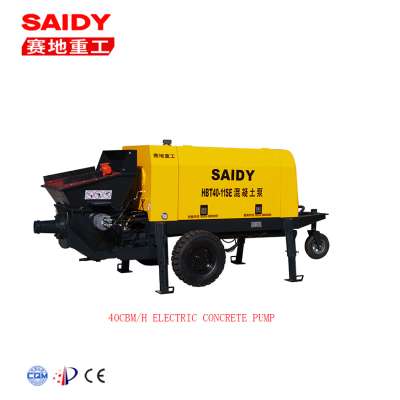 new designed hot sale middle concrete pump portable concrete pumping machine