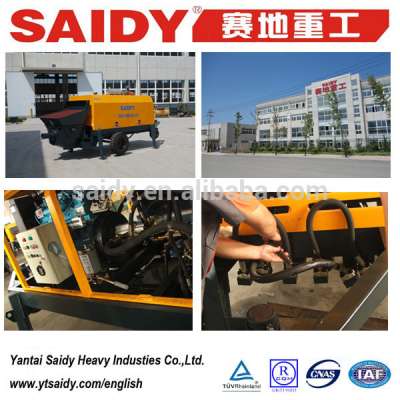 Small ready diesel concrete and cement pump