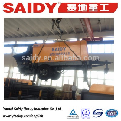 diesel engine portable concrete pump with 30m3/h